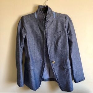 J. Crew Regent Blazer in Chambray